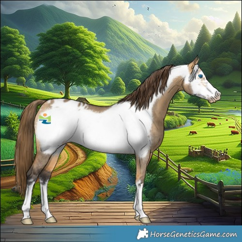 Horse Color:Buckskin Dun Frame Appaloosa Rabicano 