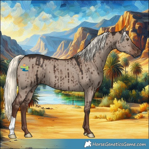 Horse Color:Liver Red Dun Mushroom Brindle