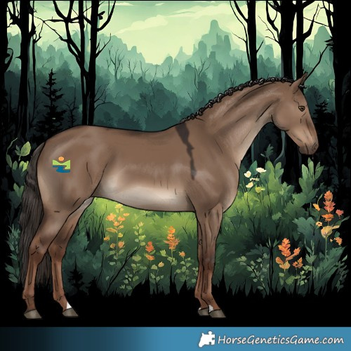 Horse Color:Liver Red Dun 