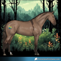 Horse Color:Liver Red Dun