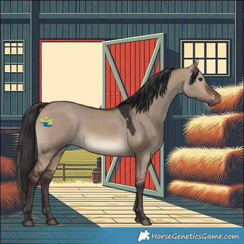 Horse Color:Brown Dun 