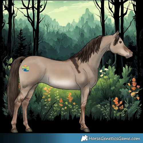 Horse Color:Liver Red Dun 