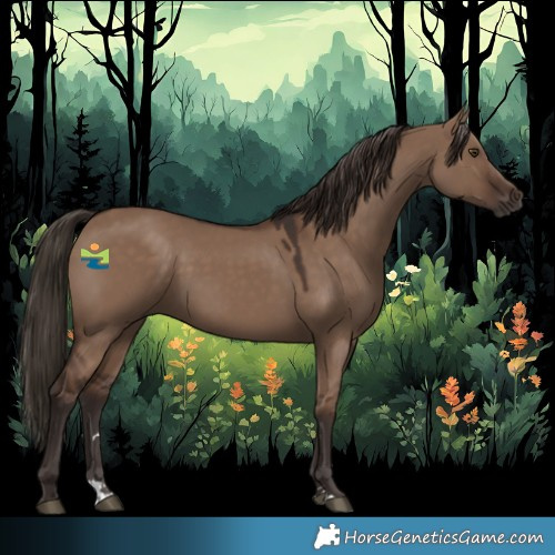 Horse Color:Liver Red Dun 