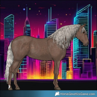 Horse Color:Silver Black