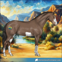 Horse Color:Liver Red Dun 