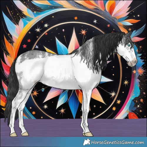 Horse Color:Black Sabino Frame 