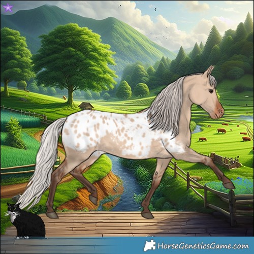 Horse Color:Silver Brown Dun Appaloosa 