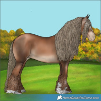 Horse Color:Gray Liver Chestnut Pearl Mushroom 
