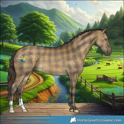 Horse Color:Plaid  Buckskin Dun 