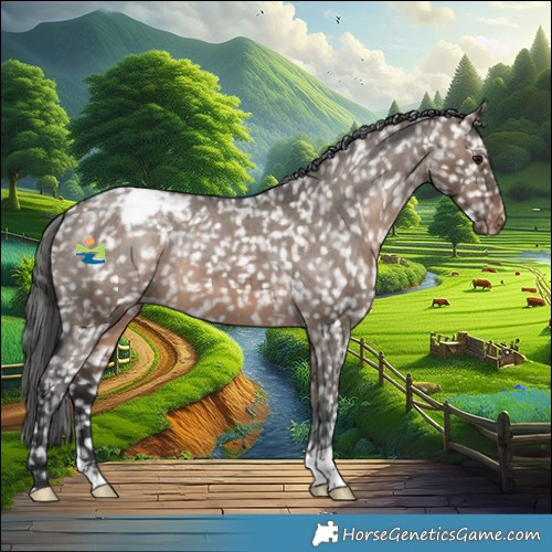 Horse Color:Brown Dun Appaloosa 