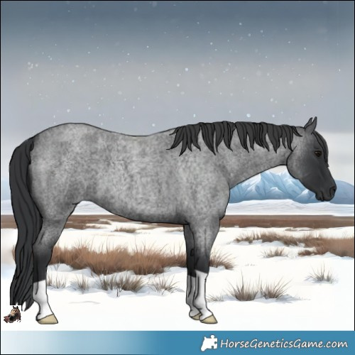 Horse Color:Blue Roan