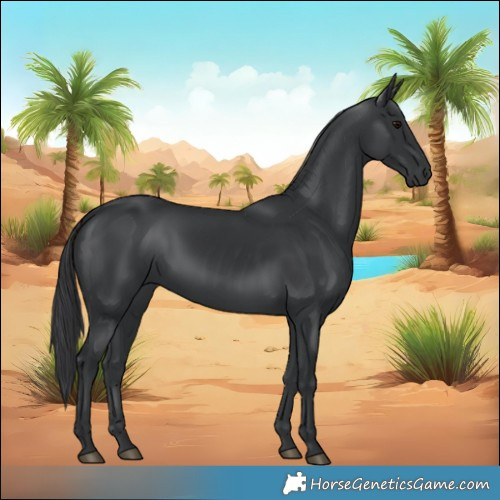Horse Color:Black 