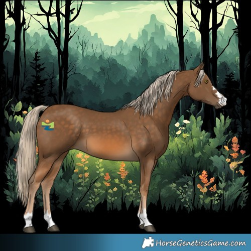 Horse Color:Chocolate Palomino 