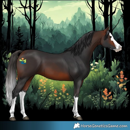 Horse Color:Bay Splash 