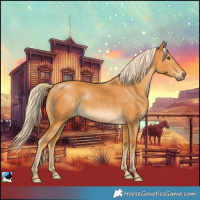 Horse Color:Palomino Rabicano 