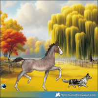 Horse Color:White Spotted Liver Red Roan Rabicano 