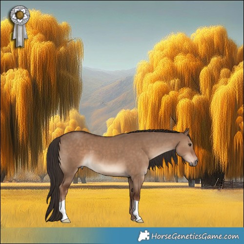 Horse Color:Liver Red Dun 