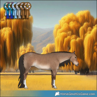 Horse Color:Liver Red Dun 