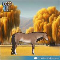 Horse Color:Liver Red Dun 