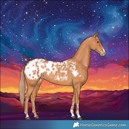 Horse Color:Chestnut Appaloosa 