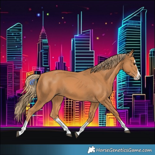 Horse Color:Chestnut Splash 