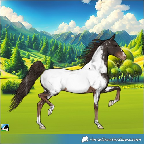 Horse Color:Liver Chestnut Near Fewspot 