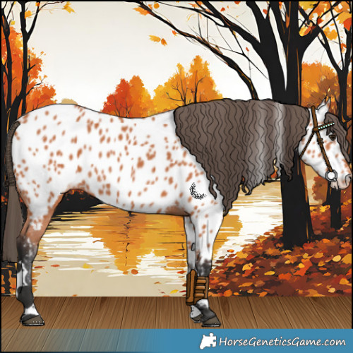Horse Color:Bay Tobiano Appaloosa 