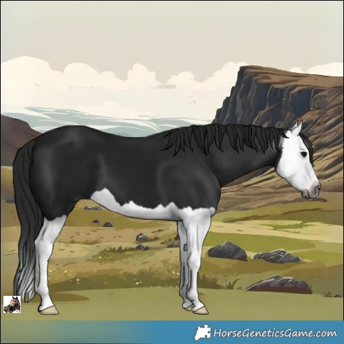 Horse Color:Gray Black Splash 
