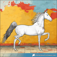 Horse Color:Liver Red Roan Splash Tobiano Near Fewspot