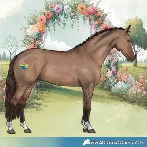 Horse Color:Liver Red Dun 