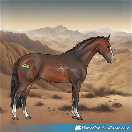 Horse Color:Bay Sabino