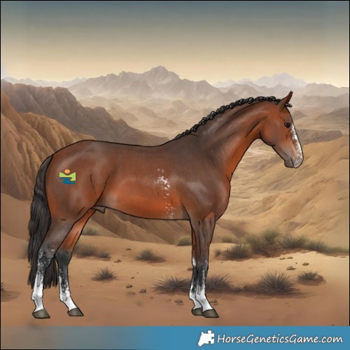 Horse Color:Bay Sabino