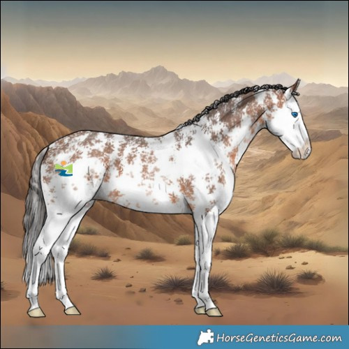 Horse Color:Bay Sabino Splash 