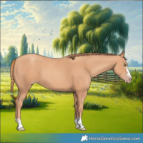 Horse Color:Gold Champagne 