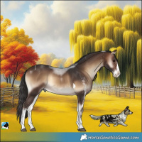 Horse Color:White Spotted Brown Onyx Splash Tobiano Rabicano 