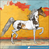 Horse Color:White Spotted Silver Buckskin Tobiano Appaloosa 
