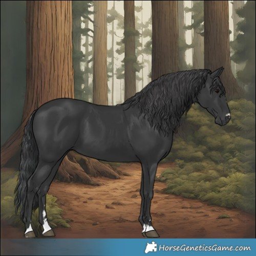 Horse Color:Black 