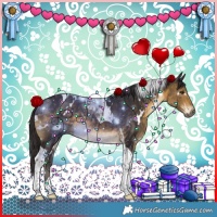 Horse Color:White Spotted Buckskin Tobiano 