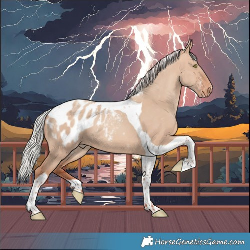 Horse Color:Powder White Silver Sable Champagne Dun Tobiano Appaloosa 