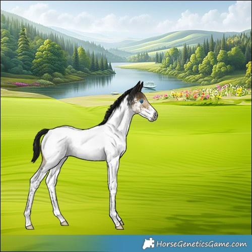 Horse Color:Gray Buckskin Splash Appaloosa Rabicano 