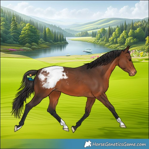 Horse Color:Brown Appaloosa 