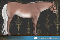 Horse Color:Platinum Chocolate Silver Brown