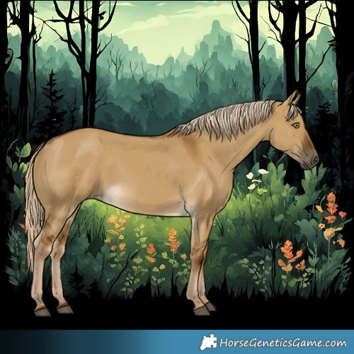 Horse Color:Chocolate Palomino Dun 