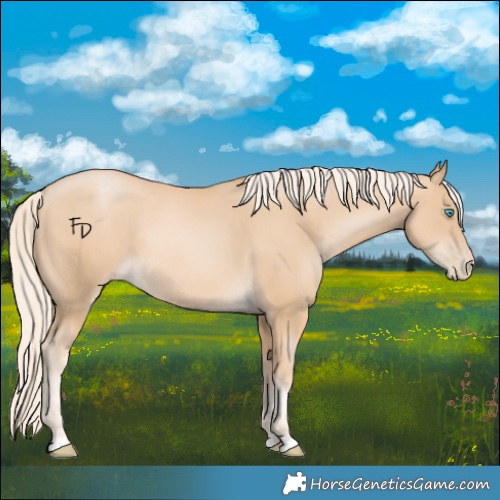 Horse Color:Palomino Pearl