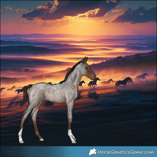 Horse Color:Liver Red Roan