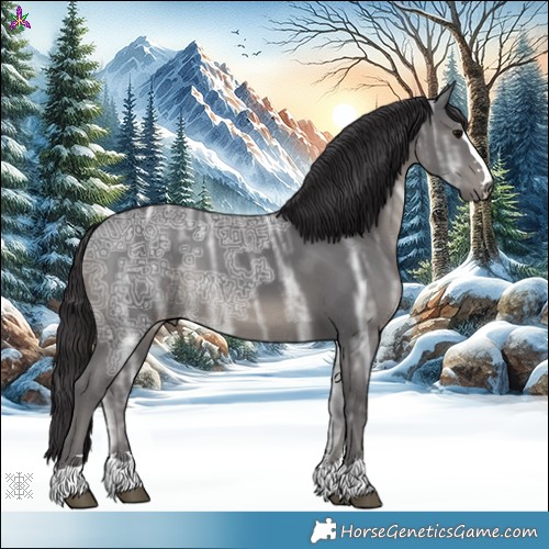 Horse Color:Smoky Black Ice 