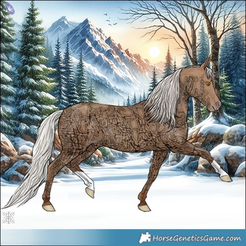 Horse Color:Silver Classic Champagne Ice 