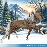 Horse Color:Silver Classic Champagne Ice