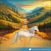 Horse Color:Silver Buckskin Pearl Varnish 