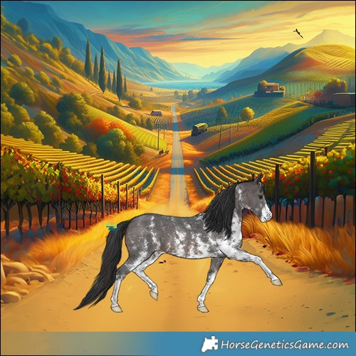 Horse Color:Brown Sabino Appaloosa 